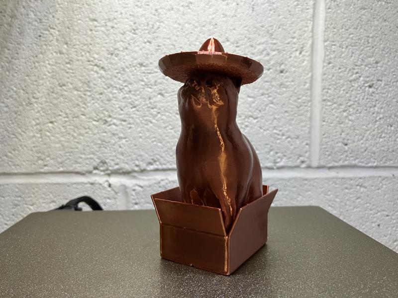 Cat In A Box Wearing A Sombrero 3d Printer Model Free Download - 3axis.co