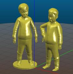 Japanese Boy 3D Printer Model