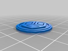 My First 3D Coin With Logo 3D Printer Model