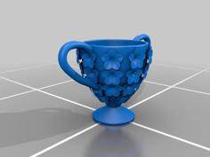 Flower Trophy 3D Printer Model