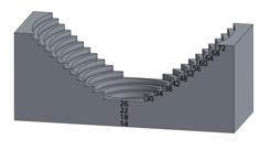 FRC Gear Teeth Counter 3D Printer Model