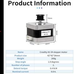 42-34 Stepper Motor For CAD 3D Printer Model