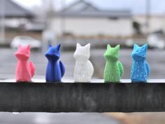 Cute Foxes 3D Printer Model