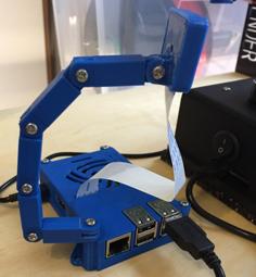 RaspberryPi Cam Mount 3D Printer Model