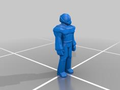 Star Citizen Guy – 6mm, Remix (Low Poly) 3D Printer Model