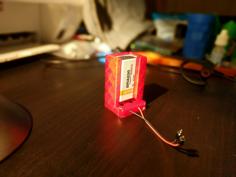 9V Battery Pack 3D Printer Model