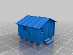 N Scale Grape Shack 3D Printer Model