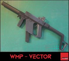 WMP VECTOR – WiiMote Pistol Vector Edition 3D Printer Model