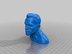 Arnold Schwarzenegger Bust 3D Printer Model