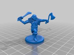 Orc Boss 3D Printer Model