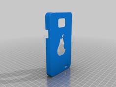 Samsung Galaxy SII : Pear-phone Case 3D Printer Model