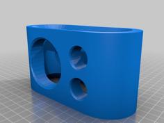 Modern Toothbrush And Toothpaste Holder With Drainage 3D Printer Model