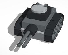 Simple Tank 3D Printer Model