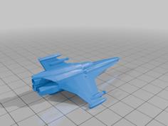 Battlestar Galactica Viper Mk VII 3D Printer Model