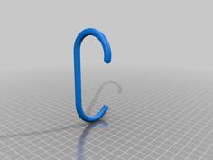 Twisted S Hook (Bathroom Hanger) 3D Printer Model