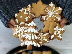 Cookie Cutters For Christmas Wreath 3D Printer Model