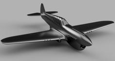 P-40 Warhawk 3D Printer Model