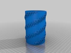 Vase Spiral Honeycomb 3D Printer Model