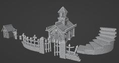 Undead Crypt 3D Printer Model