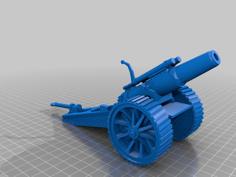 British Mk II 8″ Howitzer WW1 3D Printer Model