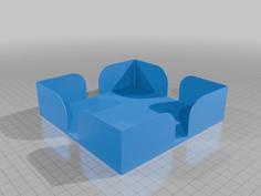 Origami Paper Tray 3D Printer Model