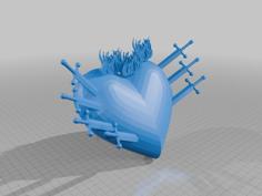 Immaculate Heart 3D Printer Model