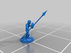 Hoplite Spearmen ( Multiple Poses, Multiple Soliders) 3D Printer Model