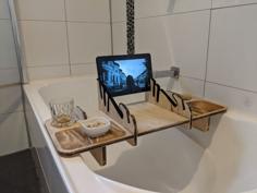 Laser Cut Bath Caddy