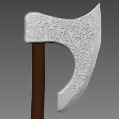 Viking Battle Axe 3D Printer Model