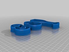 Cookie Cutters 8 March 3D Printer Model