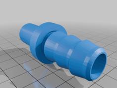 1/2 Inch PVC To Flex Hose Or Garden Hose 3D Printer Model