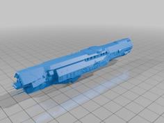 Updated UNSC Infinity Model 3D Printer Model