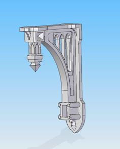 Gothic Arch Support 3D Printer Model