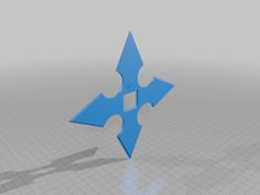 Shuriken 3D Printer Model