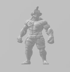 [REMOVED PRE-SUPPORTS] Cyberpunk – Male MMA Fighter 3D Printer Model