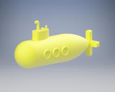 Submarine Bath Toy 3D Printer Model