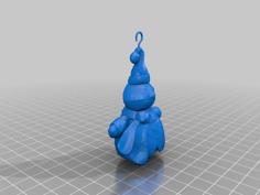 Snowman Ornament 3D Printer Model