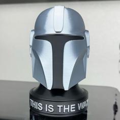 Mandalorian Piggy Bank – This Is The Way!!!! 3D Printer Model