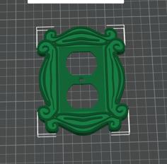 Friends Outlet Cover 3D Printer Model