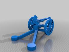 Japanese Type 98 20mm AA Gun 3D Printer Model