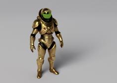 Space Man Suit 3D Printer Model