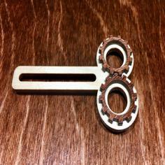 Laser Cut Tube Squeeze Key