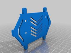 Reved RDX Top Battery Mount 3D Printer Model