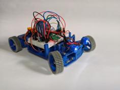 BlueCArd – Arduino RC Car With Bluetooth Control Android App – Cheap And Easy To Print And Build 3D Printer Model