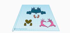 Grinch Heart Hands 3D Printer Model