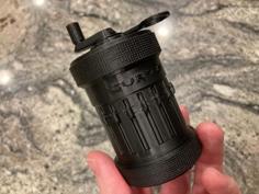 Crankable Solid Curta Calculator 3D Printer Model