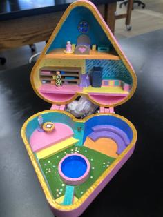 Heart-shaped Dollhouse 3D Printer Model