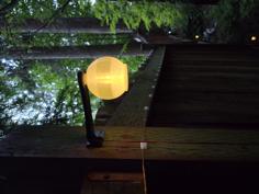 Solar-Powered LED Light Bulb, String Lights Hack 3D Printer Model