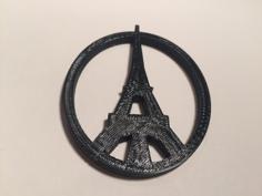 Peace For Paris 3D Printer Model