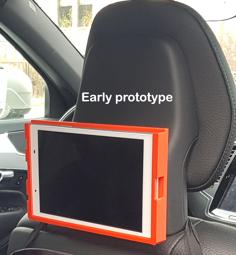 XC90 Car Headrest Mount/Holder For Tablet 3D Printer Model